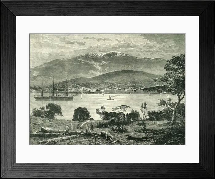 Framed Print : Hobart, Tasmania, c1900. Creator: Unknown Framed Print : Hobart, Tasmania, c1900. Creator: Unknown
