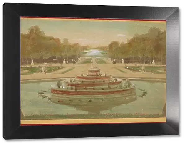 Parc de Versailles, Bassin de Latône, c.1880-c.1890. Creator: Henri-Charles Guerard