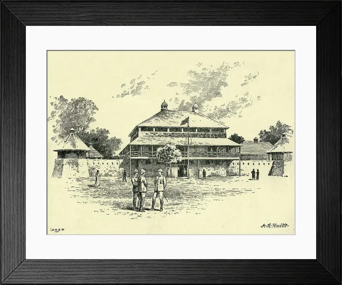 Framed Print : The Fort at Kumasi, c1900. Creator: A.E. Huitt Framed Print : The Fort at Kumasi, c1900. Creator: A.E. Huitt