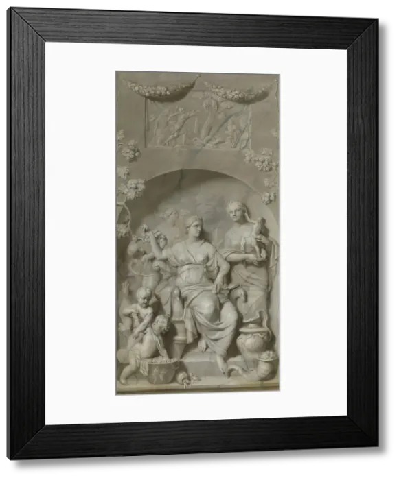 Framed Print : Allegory of Riches, 1675-1683. Creator: Gerard de Lairesse Framed Print : Allegory of Riches, 1675-1683. Creator: Gerard de Lairesse