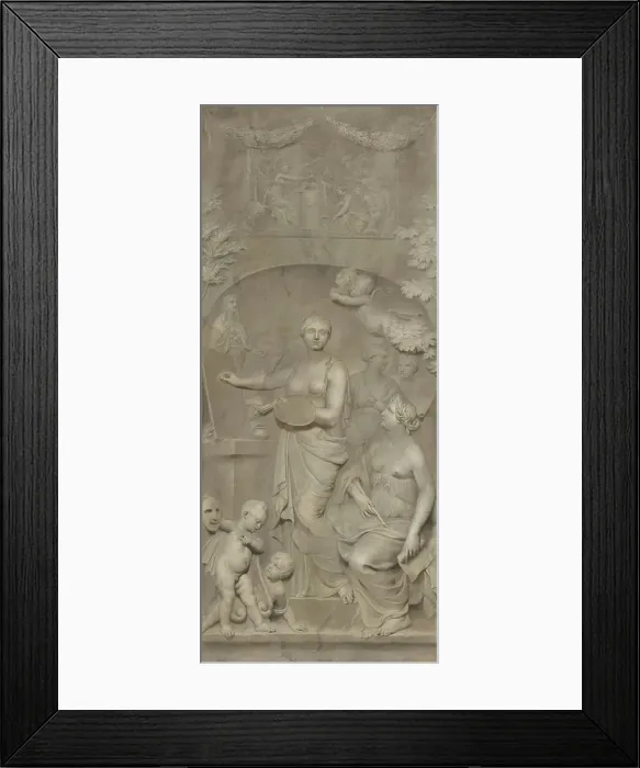 Framed Print : Allegory of the Arts, 1675-1683. Creator: Gerard de Lairesse Framed Print : Allegory of the Arts, 1675-1683. Creator: Gerard de Lairesse