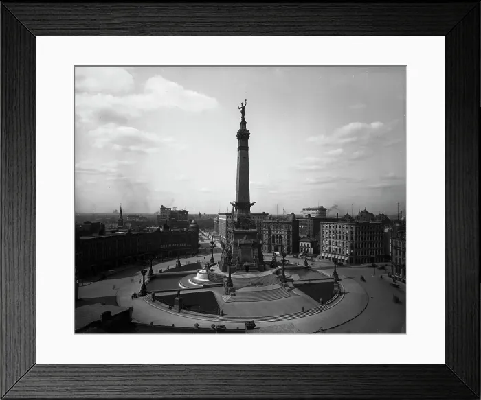 Framed Print : Soldiers and Sailors Monument, Indianapolis, Ind. between 1900 and 1920. Creator: Unknown Framed Print : Soldiers and Sailors Monument, Indianapolis, Ind. between 1900 and 1920. Creator: Unknown