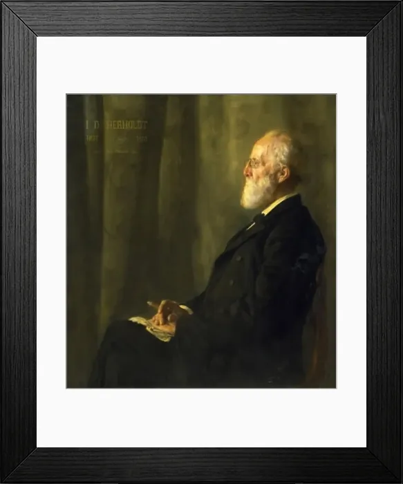 Framed Print : The Architect J.D. Herholdt, 1896. Creator: Julius Paulsen Framed Print : The Architect J.D. Herholdt, 1896. Creator: Julius Paulsen