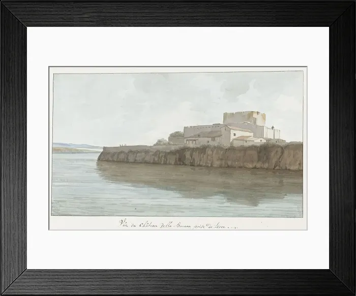 Framed Print : View of Brucoli Castle, La Bruca, 1778. Creator: Louis Ducros. View of Brucoli Castle, La Bruca, 1778. Creator: Louis Ducros Framed Print : View of Brucoli Castle, La Bruca, 1778. Creator: Louis Ducros. View of Brucoli Castle, La Bruca, 1778. Creator: Louis Ducros