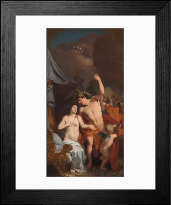 Framed Print : Bacchus and Ariadne, c.1680. Creator: Gerard de Lairesse Framed Print : Bacchus and Ariadne, c.1680. Creator: Gerard de Lairesse