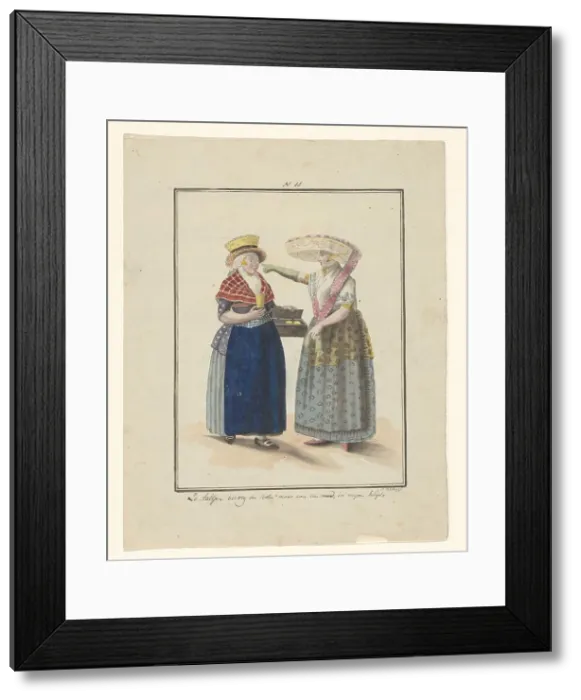 Framed Print : Frisian butter merchant, 1803-c.1899. Creator: J. Enklaar