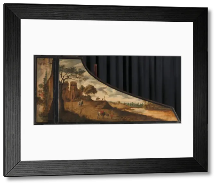 Framed Print : Lid of a harpsichord, c.1625-c.1650. Creator: Gerard van der Horst Framed Print : Lid of a harpsichord, c.1625-c.1650. Creator: Gerard van der Horst