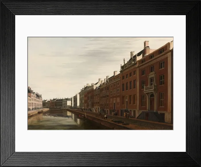 Framed Print : The Golden Bend on the Herengracht in Amsterdam from the west, 1672. Creator: Gerrit Berckheyde Framed Print : The Golden Bend on the Herengracht in Amsterdam from the west, 1672. Creator: Gerrit Berckheyde