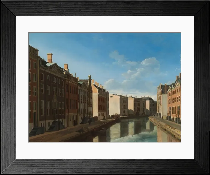 Framed Print : View of the Golden Bend in the Herengracht, 1671-1672. Creator: Gerrit Berckheyde Framed Print : View of the Golden Bend in the Herengracht, 1671-1672. Creator: Gerrit Berckheyde