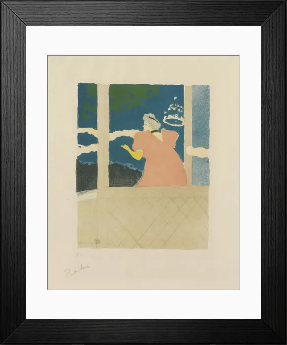 Framed Print : Aux Ambassadeurs. Chanteuse au Café-Concert, 1894. Creator: Toulouse-Lautrec, Henri, de (1864-1901) Framed Print : Aux Ambassadeurs. Chanteuse au Café-Concert, 1894. Creator: Toulouse-Lautrec, Henri, de (1864-1901)