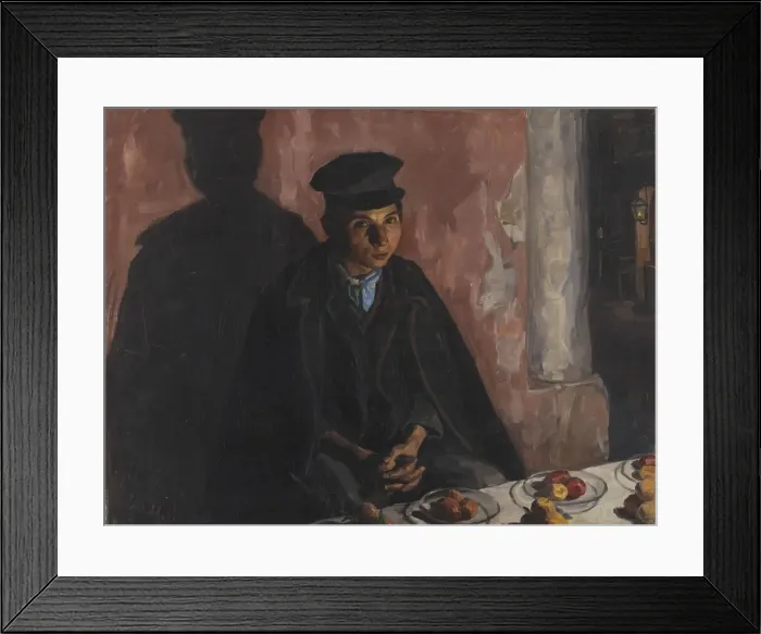 Framed Print : A Boy Selling Fruit. Naples, 1903. Creator: Peter Hansen Framed Print : A Boy Selling Fruit. Naples, 1903. Creator: Peter Hansen