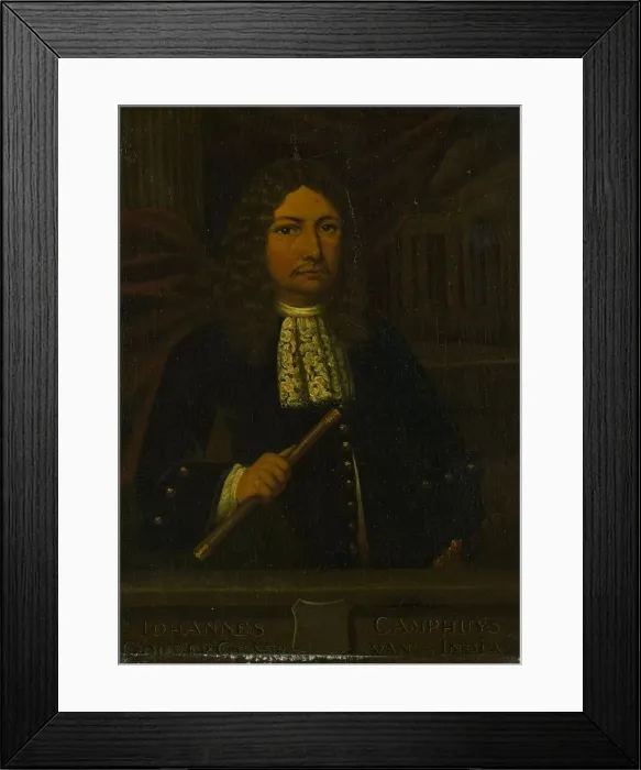 Framed Print : Portrait of Johannes Camphuys, Governor-General of the Dutch East Indies, 1750-1800. Creator: Unknown Framed Print : Portrait of Johannes Camphuys, Governor-General of the Dutch East Indies, 1750-1800. Creator: Unknown