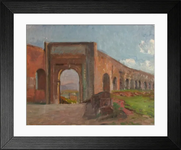 Framed Print : Porta Furba, Rome, 1904. Creator: Albert Gottschalk Framed Print : Porta Furba, Rome, 1904. Creator: Albert Gottschalk