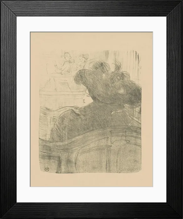 Framed Print : Cléo de Mérode, c. 1898. Creator: Toulouse-Lautrec, Henri, de (1864-1901) Framed Print : Cléo de Mérode, c. 1898. Creator: Toulouse-Lautrec, Henri, de (1864-1901)