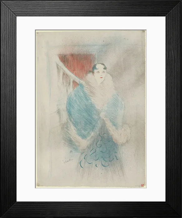 Framed Print : Elsa, dite la Viennoise, 1897. Creator: Toulouse-Lautrec, Henri, de (1864-1901) Framed Print : Elsa, dite la Viennoise, 1897. Creator: Toulouse-Lautrec, Henri, de (1864-1901)