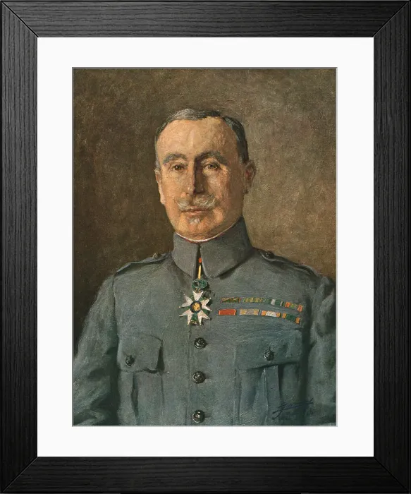 Framed Print : Le general Nivelle, 1916. Creator: Unknown Framed Print : Le general Nivelle, 1916. Creator: Unknown
