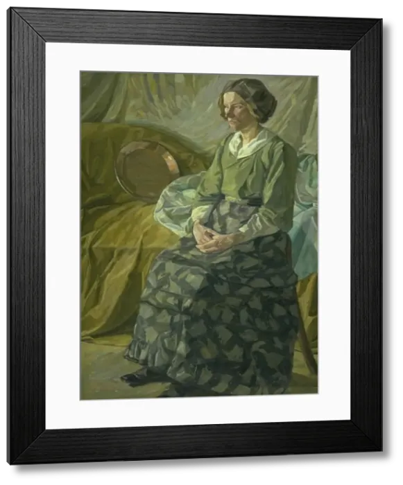 Framed Print : Emma Weie, the Artist's Sister;The Artist's Sister, 1909. Creator: Edvard Weie Framed Print : Emma Weie, the Artist's Sister;The Artist's Sister, 1909. Creator: Edvard Weie