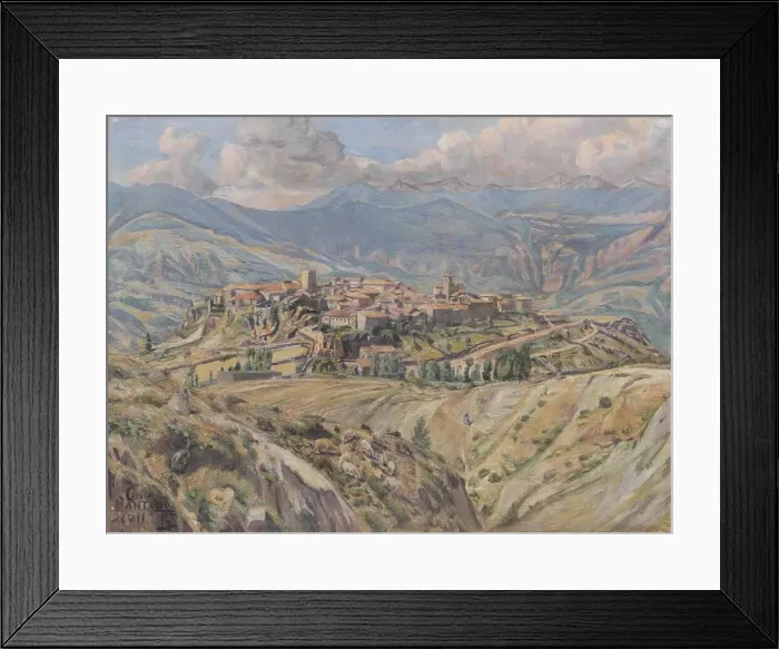 Framed Print : Cività d'Antino in the Abruzzi, 1911. Creator: Poul S. Christiansen Framed Print : Cività d'Antino in the Abruzzi, 1911. Creator: Poul S. Christiansen