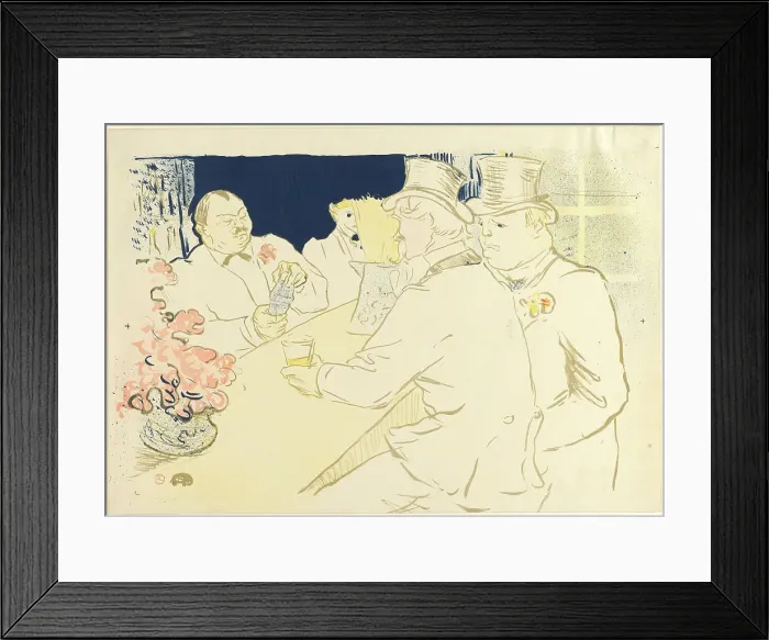 Framed Print : Irish and American Bar, Rue Royale, 1895. Creator: Toulouse-Lautrec, Henri, de (1864-1901) Framed Print : Irish and American Bar, Rue Royale, 1895. Creator: Toulouse-Lautrec, Henri, de (1864-1901)
