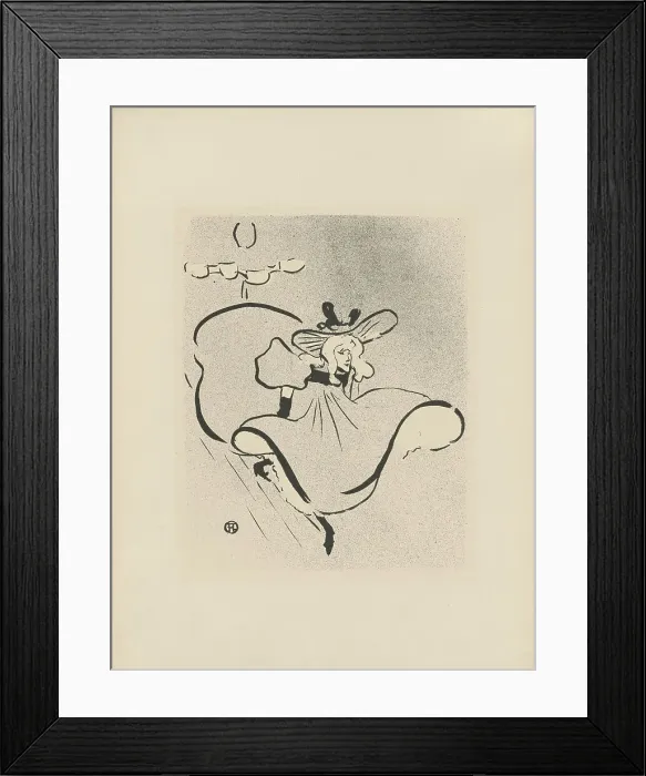 Framed Print : Jane Avril, 1893. Creator: Toulouse-Lautrec, Henri, de (1864-1901) Framed Print : Jane Avril, 1893. Creator: Toulouse-Lautrec, Henri, de (1864-1901)