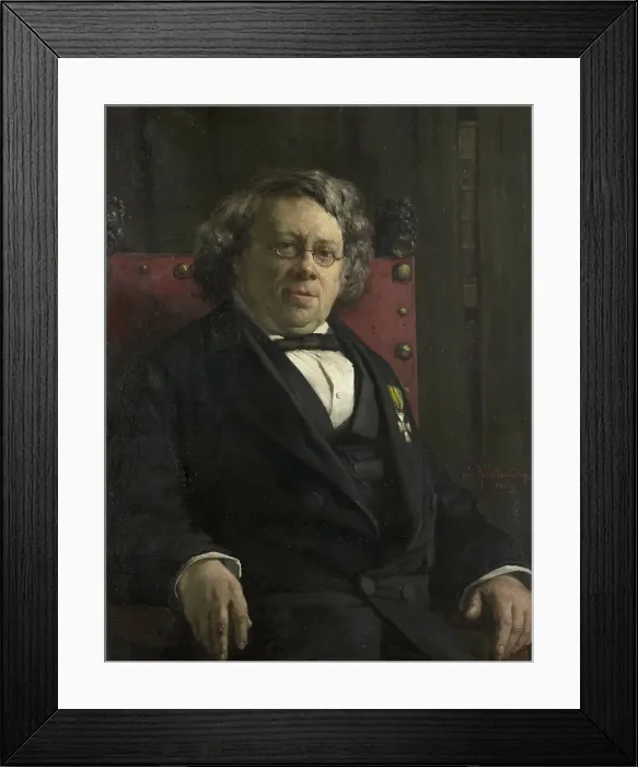 Framed Print : Pieter Harme Witkamp (1816-92), historian and geographer, 1883. Creator: Hendrik Valkenburg Framed Print : Pieter Harme Witkamp (1816-92), historian and geographer, 1883. Creator: Hendrik Valkenburg