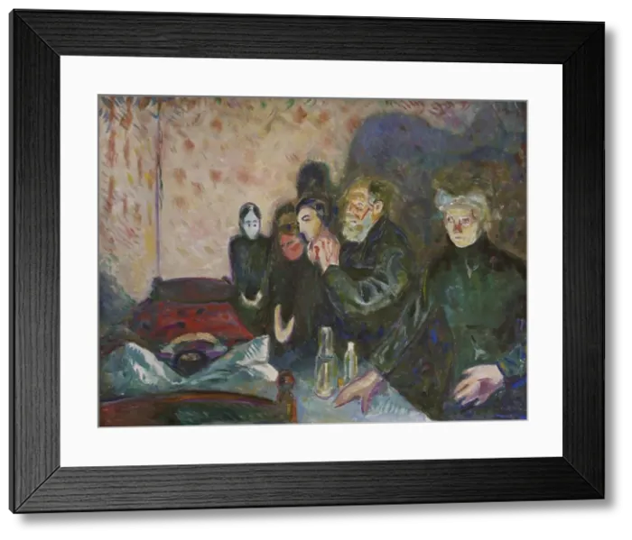 Framed Print : Death Struggle, 1915. Creator: Edvard Munch Framed Print : Death Struggle, 1915. Creator: Edvard Munch