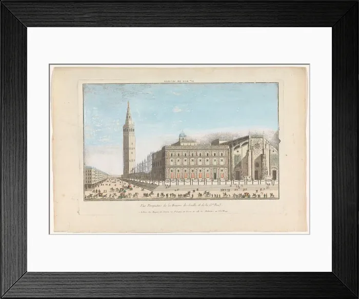 Framed Print : View of the Sevilla Cathedral, 1735-1805. Creator: Unknown Framed Print : View of the Sevilla Cathedral, 1735-1805. Creator: Unknown