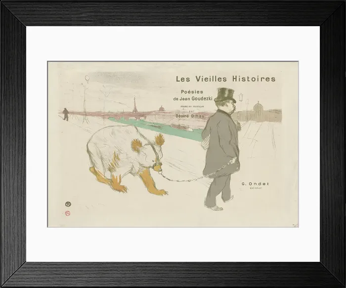 Framed Print : Les Vielles Histoires, 1893. Creator: Toulouse-Lautrec, Henri, de (1864-1901) Framed Print : Les Vielles Histoires, 1893. Creator: Toulouse-Lautrec, Henri, de (1864-1901)