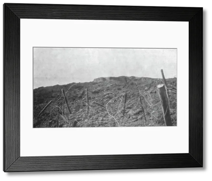 Framed Print : Episodes de la bataille de Verdun; les ruines de l'ouvrage aux mains des Allemands, un mois...1916 Creator: Unknown Framed Print : Episodes de la bataille de Verdun; les ruines de l'ouvrage aux mains des Allemands, un mois...1916 Creator: Unknown