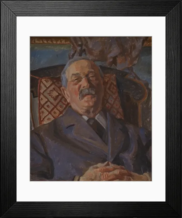 Framed Print : Maleren Theodor Philipsen, 1919. Creator: Peter Hansen Framed Print : Maleren Theodor Philipsen, 1919. Creator: Peter Hansen