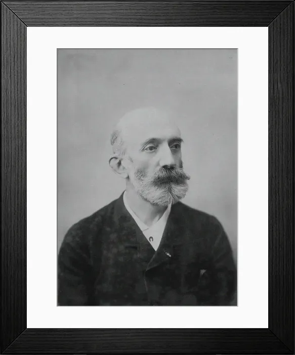 Framed Print : Portrait of the composer Adolphe Léopold Danhauser (1835-1896), 1890. Creator: Photo studio Paul Berger Framed Print : Portrait of the composer Adolphe Léopold Danhauser (1835-1896), 1890. Creator: Photo studio Paul Berger