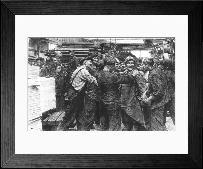 Framed Print : Le Copain, 1916. Creator: J Simont Framed Print : Le Copain, 1916. Creator: J Simont