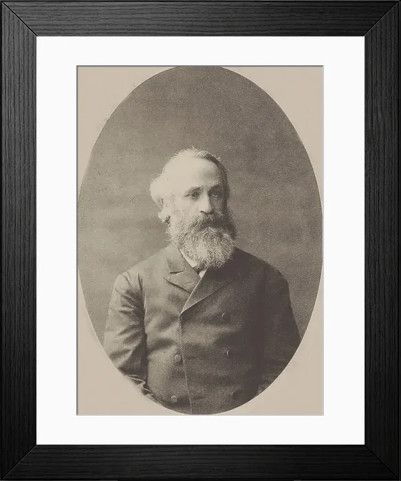 Framed Print : Portrait of the cellist and composer Karl Yulievich Davidov (1838-1889). Creator: Anonymous Framed Print : Portrait of the cellist and composer Karl Yulievich Davidov (1838-1889). Creator: Anonymous