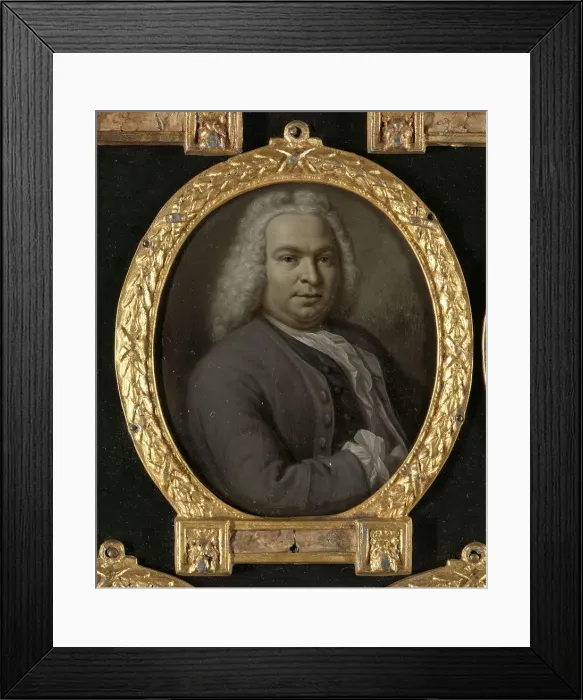 Framed Print : Portrait of Theodoor van Snakenburg (1695-1750). Leiden Jurist and Poet, 1743. Creator: Hieronymus van der Mij Framed Print : Portrait of Theodoor van Snakenburg (1695-1750). Leiden Jurist and Poet, 1743. Creator: Hieronymus van der Mij
