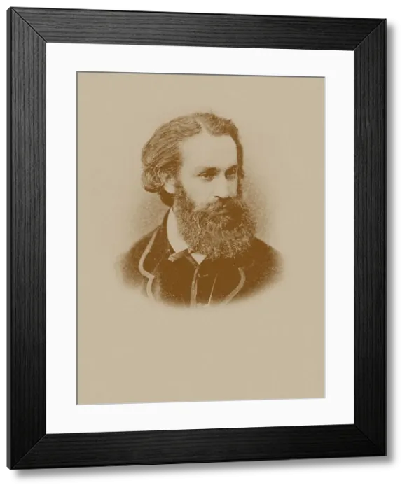 Framed Print : Portrait of the cellist and composer Karl Yulievich Davidov (1838-1889), 1870s. Creator: Anonymous Framed Print : Portrait of the cellist and composer Karl Yulievich Davidov (1838-1889), 1870s. Creator: Anonymous