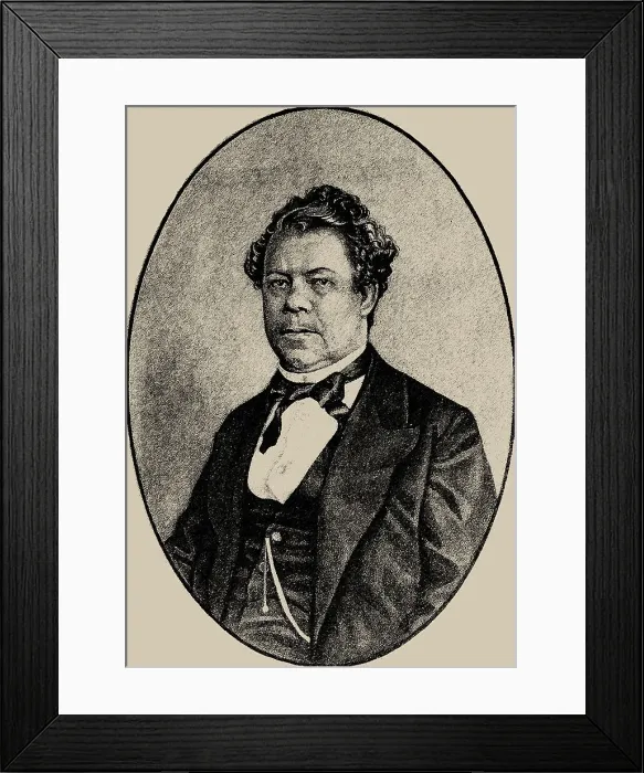 Framed Print : Portrait of the composer and pianist Alexandre Dubuque (1812-1898). Creator: Anonymous
