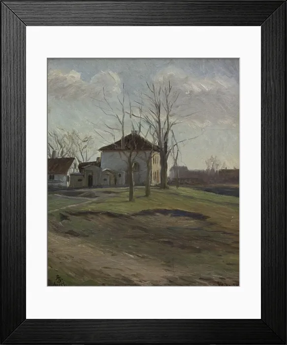 Framed Print : A Farm in Valby, near Copenhagen, 1894. Creator: Albert Gottschalk Framed Print : A Farm in Valby, near Copenhagen, 1894. Creator: Albert Gottschalk