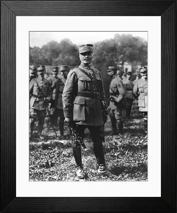 Framed Print : Le Baton de Foch; Foch, Marechal de France, 1918. Creator: Unknown Framed Print : Le Baton de Foch; Foch, Marechal de France, 1918. Creator: Unknown