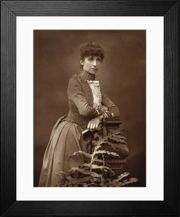 Framed Print : Portrait of the composer Rosalind Ellicott (1857-1924). Creator: Barraud, Herbert Rose (1845-1896) Framed Print : Portrait of the composer Rosalind Ellicott (1857-1924). Creator: Barraud, Herbert Rose (1845-1896)