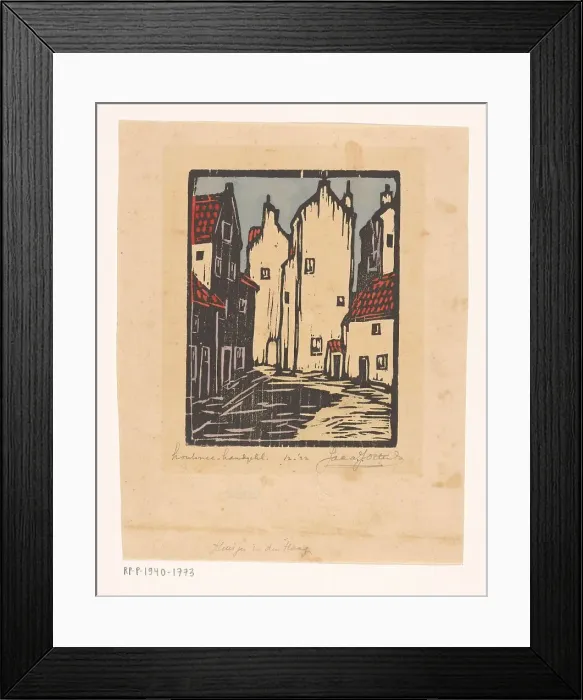 Framed Print : Houses in The Hague, 1922. Creator: Jacques Jeichienus Ottens Framed Print : Houses in The Hague, 1922. Creator: Jacques Jeichienus Ottens