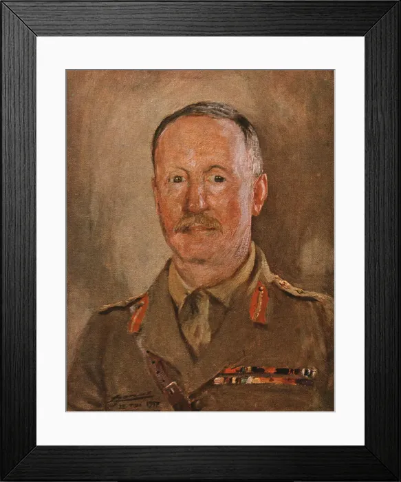 Framed Print : Lieutenant-general Sir W.P. Pulteney, 1917. Creator: Unknown Framed Print : Lieutenant-general Sir W.P. Pulteney, 1917. Creator: Unknown