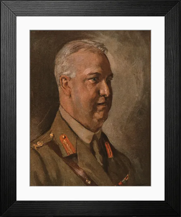 Framed Print : Lieutenant-general Sir A.W. Currie, 1917. Creator: Unknown Framed Print : Lieutenant-general Sir A.W. Currie, 1917. Creator: Unknown