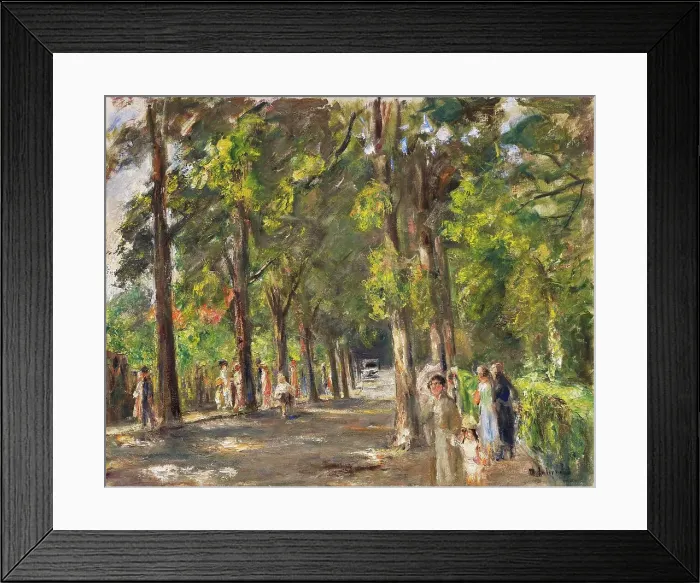 Framed Print : Great Lake Road at Wannsee, c. 1925. Creator: Liebermann, Max (1847-1935) Framed Print : Great Lake Road at Wannsee, c. 1925. Creator: Liebermann, Max (1847-1935)