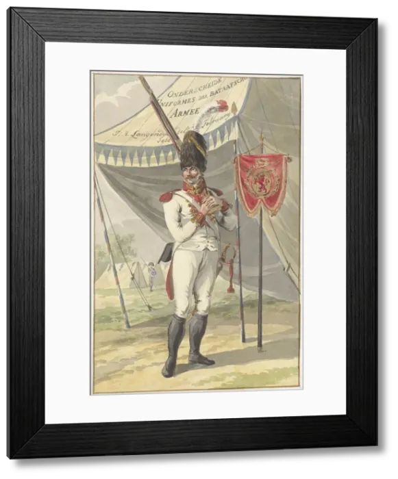 Framed Print : Grenadier of the Guard of his Exellence of the Grand Pensionary, 1806. Creator: Jan Antony Langendijk Framed Print : Grenadier of the Guard of his Exellence of the Grand Pensionary, 1806. Creator: Jan Antony Langendijk