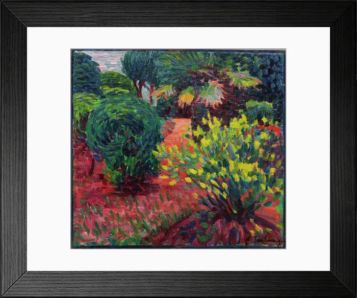 Framed Print : Garden in Carantec, 1906. Creator: Javlensky, Alexei, von (1864-1941) Framed Print : Garden in Carantec, 1906. Creator: Javlensky, Alexei, von (1864-1941)