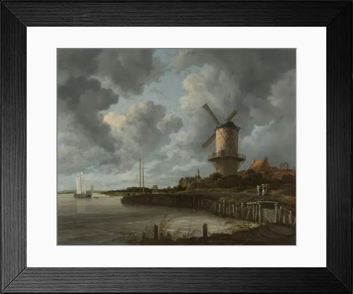 Framed Print : The Windmill at Wijk bij Duurstede, c.1668-c.1670. Creator: Jacob van Ruisdael Framed Print : The Windmill at Wijk bij Duurstede, c.1668-c.1670. Creator: Jacob van Ruisdael