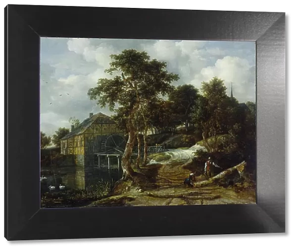 Landscape with watermill, 1661. Creator: Jacob van Ruisdael