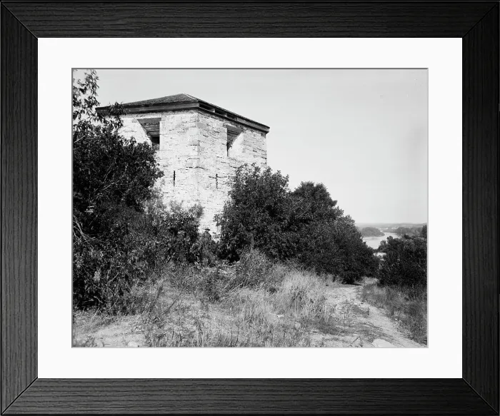 Framed Print : Fort Snelling block house, c1898. Creator: Unknown Framed Print : Fort Snelling block house, c1898. Creator: Unknown