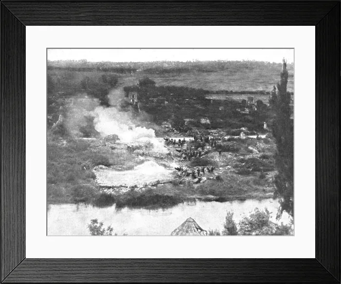 Framed Print : En Argonne; Sur les bords de l'Aire, affuent de droite du cours superieur de l'Aisne... 1918. Creator: Signal Corps ASF Framed Print : En Argonne; Sur les bords de l'Aire, affuent de droite du cours superieur de l'Aisne... 1918. Creator: Signal Corps ASF