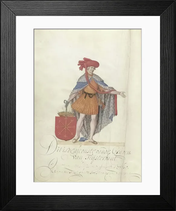 Framed Print : Boudewijn Von Kleve Teisterbant, c.1600-c.1625. Creator: Nicolaes de Kemp Framed Print : Boudewijn Von Kleve Teisterbant, c.1600-c.1625. Creator: Nicolaes de Kemp
